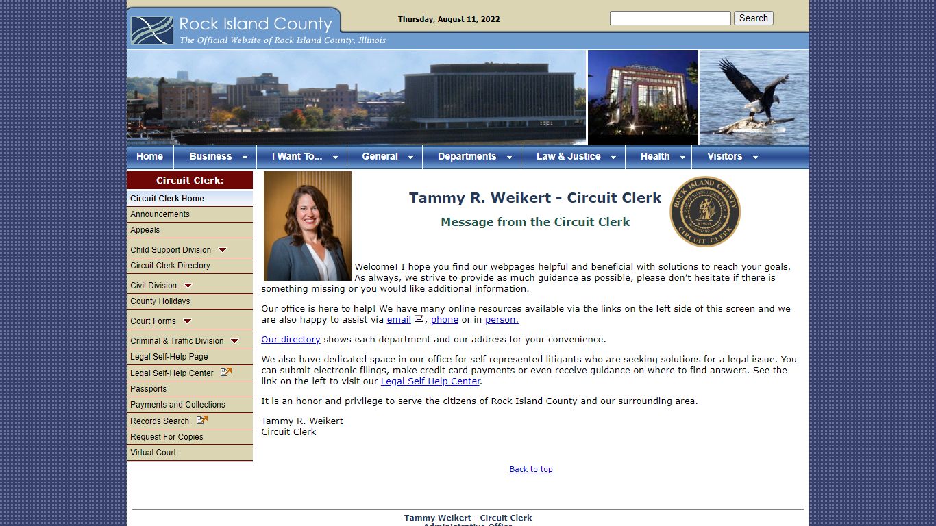 Rock Island County Circuit Clerk - Home Page